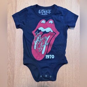 EUC Rowdy Sprout Rolling Stones 1970 Onesie